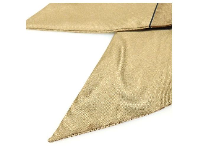Burberry Foulard per capelli in seta con stampa monogramma TB verde oliva pallido - vista 5
