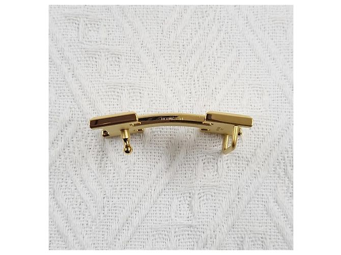 Hermès Buckle Reversible Black Navy Gold Matte Men's Leather Belt Blue - view 8