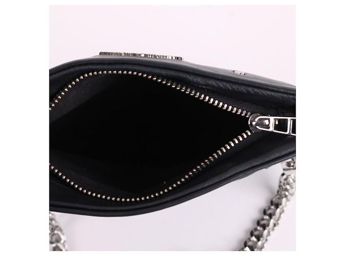 Zadig & Voltaire Borsa a tracolla Combi Decor Black Chain Nero - vista 10
