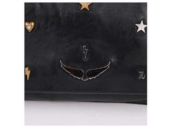 Zadig & Voltaire Borsa a tracolla Combi Decor Black Chain Nero - vista 2