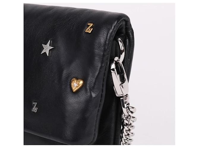 Zadig & Voltaire Borsa a tracolla Combi Decor Black Chain Nero - vista 4
