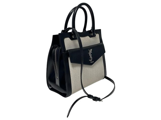 Saint Laurent Borsa Tote e Borsa a Spalla Uptown Cabas Small Multicolore - vista 2