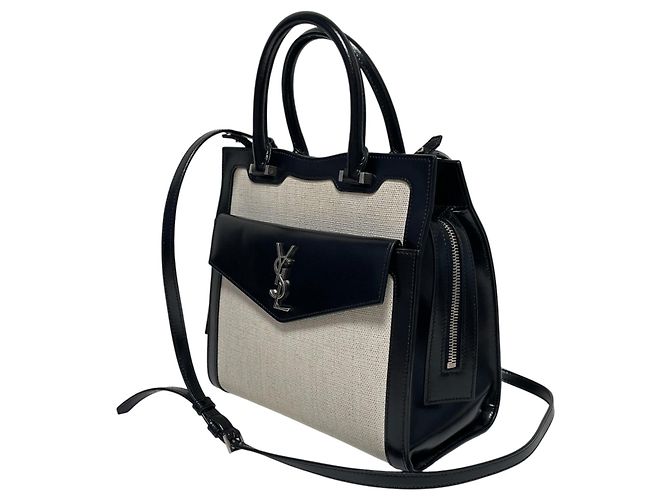 Saint Laurent Borsa Tote e Borsa a Spalla Uptown Cabas Small Multicolore - vista 3