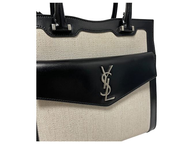 Saint Laurent Borsa Tote e Borsa a Spalla Uptown Cabas Small Multicolore - vista 4
