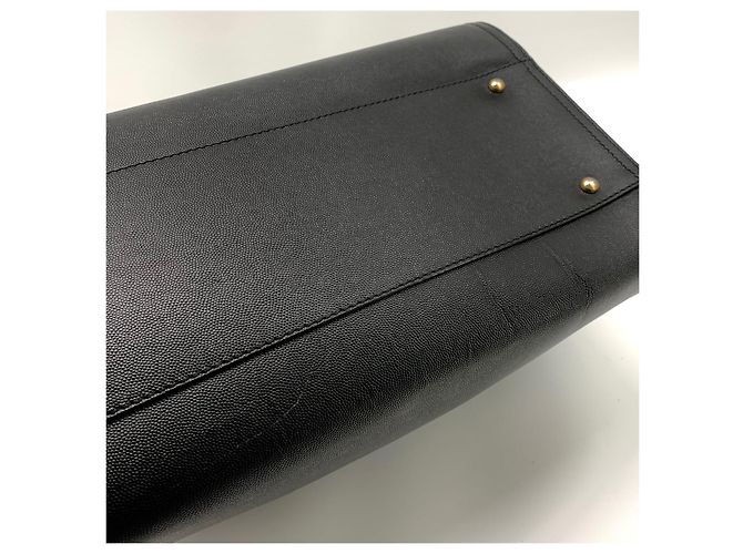Chanel Borsa Tote Deauville Caviar dorata Nero - vista 6