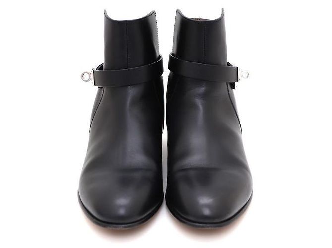 Hermès Kelly Strap Neo Stiefeletten Schwarz - Ansicht 2