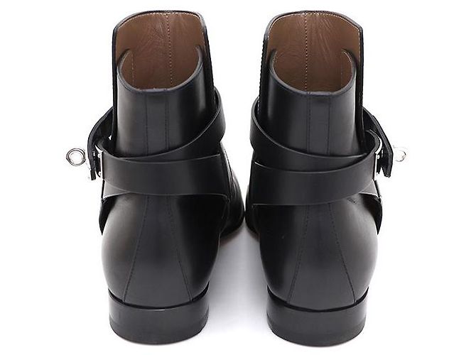Hermès Kelly Strap Neo Stiefeletten Schwarz - Ansicht 4