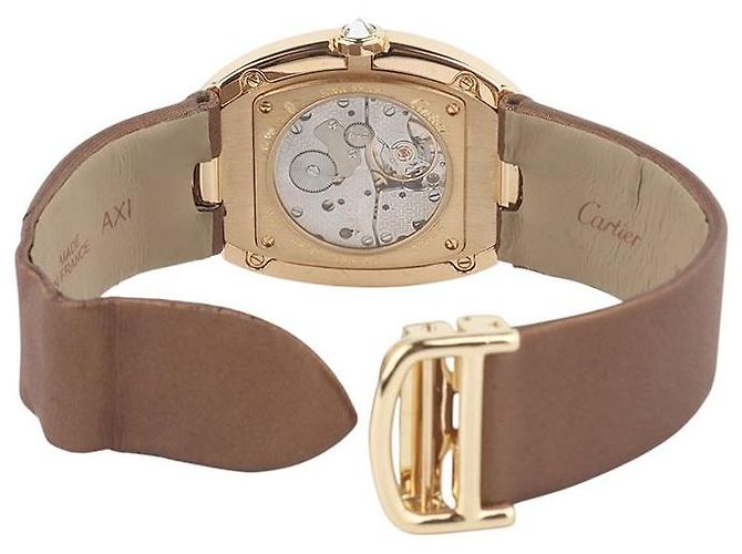 Cartier Reloj Benua Large con caja de oro amarillo transparente y bisel de diamantes para mujer - vista 7