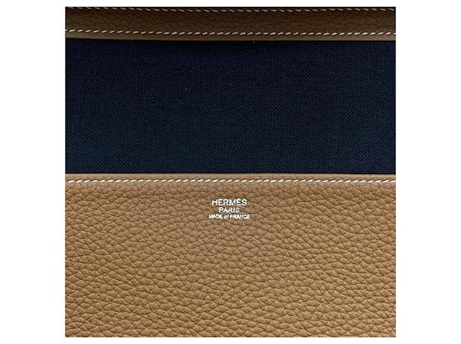 Hermès Valigetta Victoria Light Gold Multicolore - vista 7