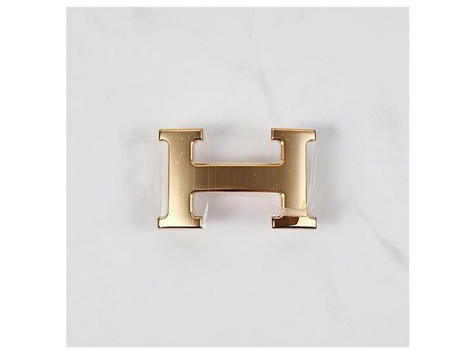 Hermès Reversible Leather Belt with Rose Gold Buckle Pink - view 8