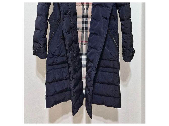 Burberry Abrigo acolchado largo de plumón Allderdale Down Azul - vista 5