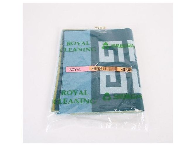 Givenchy Bufanda de lana azul cielo con patrón de logotipo - vista 6