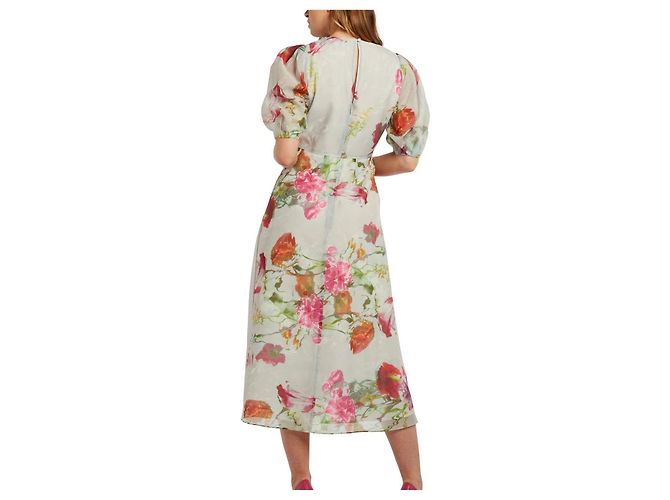 Ted Baker Refurbished Damen Kleid Einteiler Weiß - Ansicht 3