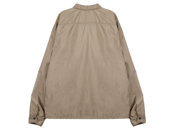 Prada Nylon-Hemd mit Reißverschluss Braun - Ansicht 4