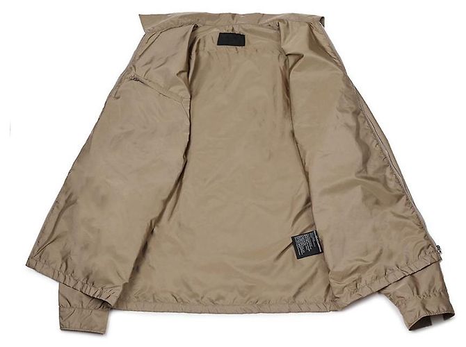 Prada Nylon-Hemd mit Reißverschluss Braun - Ansicht 5