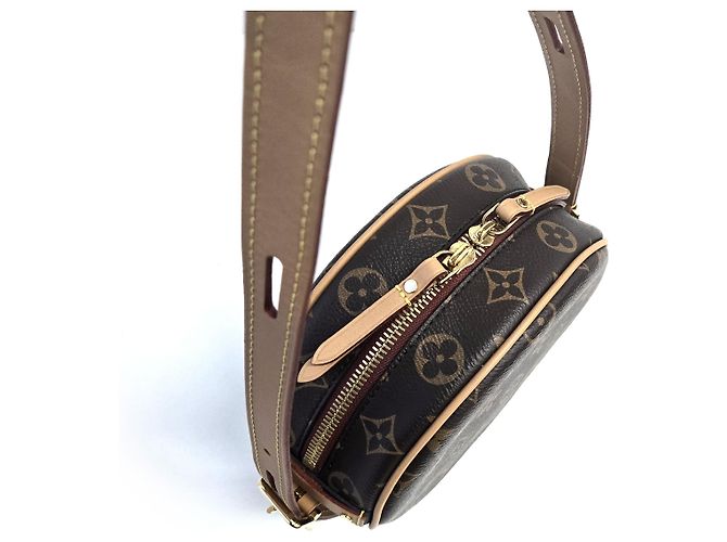 Louis Vuitton Borsa a tracolla rotonda Small Monogram Boîte Chapeau Souple Brown - vista 6