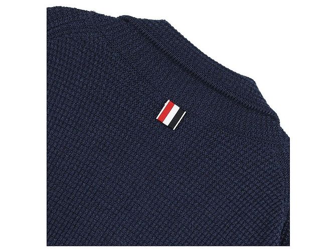 Thom Browne Cardigan Blu - vista 9