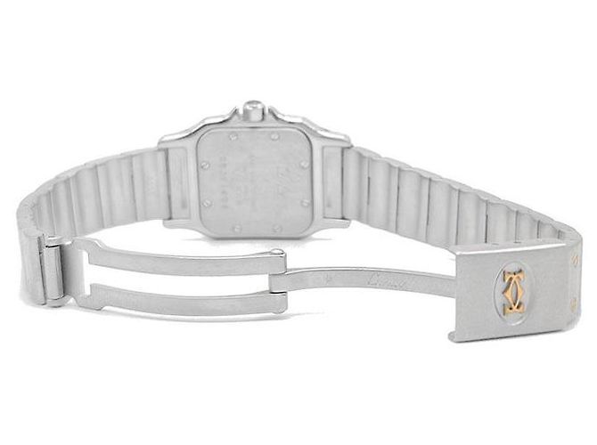 Cartier Santos Combo Uhr Small Weiß - Ansicht 5