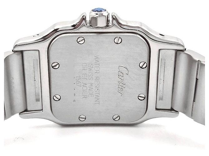 Cartier Santos Combo Uhr Small Weiß - Ansicht 6