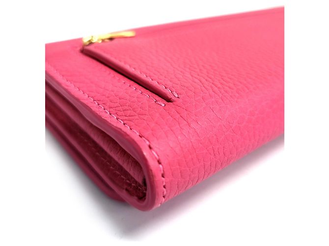 Mulberry Cartera continental de cuero rosa - vista 14