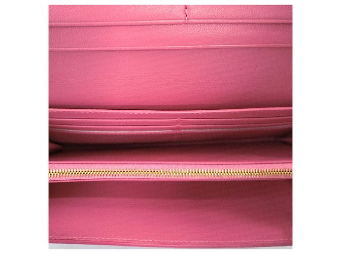 Mulberry Cartera continental de cuero rosa - vista 8