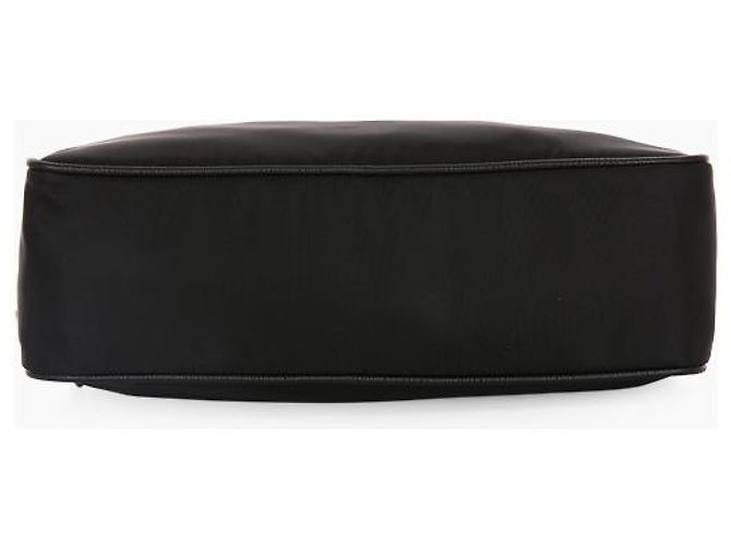 Prada Borsa a tracolla quadrata in Re-Nylon Saffiano Nero - vista 5