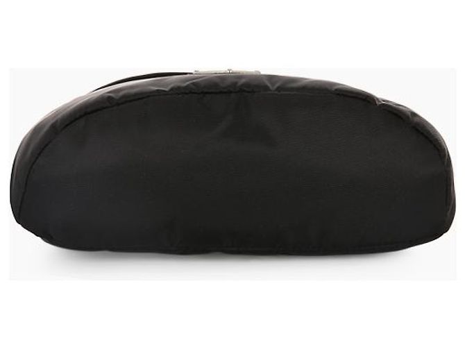 Saffiano Prada Zaino in nylon e pelle nero - vista 5