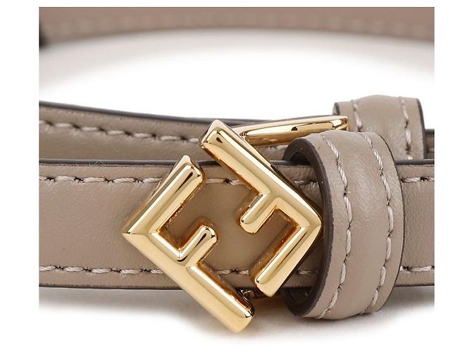 Fendi Diamond Regular Belt Brown - view 8