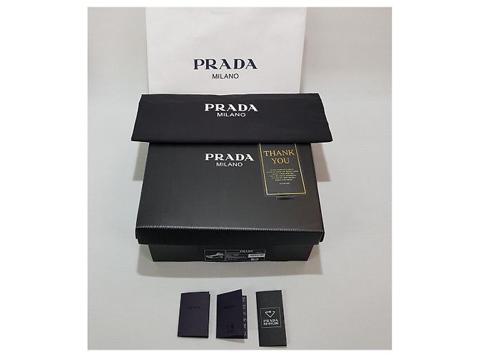Prada Sneakers alte con tasca in nylon da donna Black Nero - vista 10