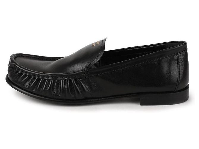 Miu Miu Mocassini in pelle di bufalo Nero - vista 6
