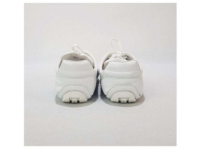 Prada Sneakers in pelle da donna REV Argento - vista 5