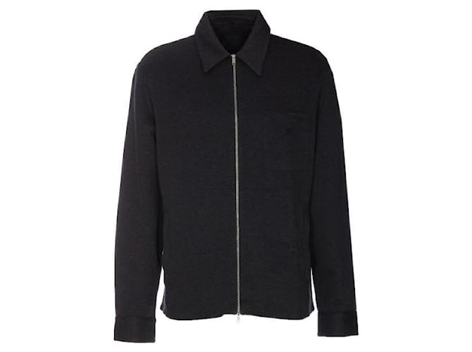 Givenchy Fleece Zip Shirt Jacket Brown - view 4