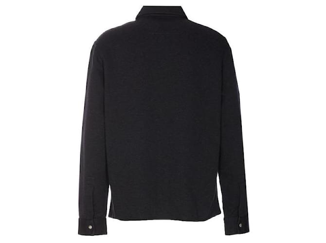 Givenchy Fleece Zip Shirt Jacket Brown - view 5
