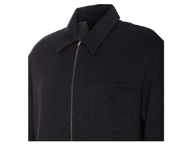 Givenchy Fleece Zip Shirt Jacket Brown - view 6