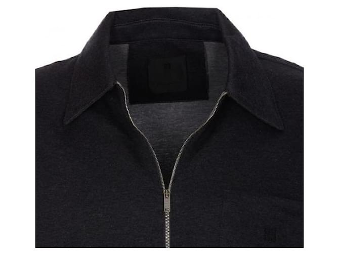 Givenchy Fleece Zip Shirt Jacket Brown - view 7