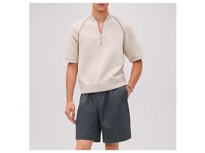 Hermès Reversible Sport Zip Double-Sided Men’s T-Shirt - view 2