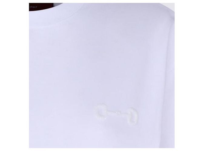 Gucci Camiseta de jersey de algodón con bordado Horsebit - vista 6