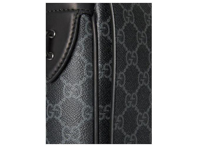Gucci Borsa a tracolla media GG Emblem Nero - vista 8