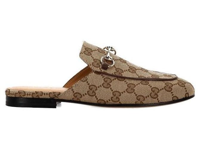 Gucci Zapatillas Princetown Castaño - vista 4