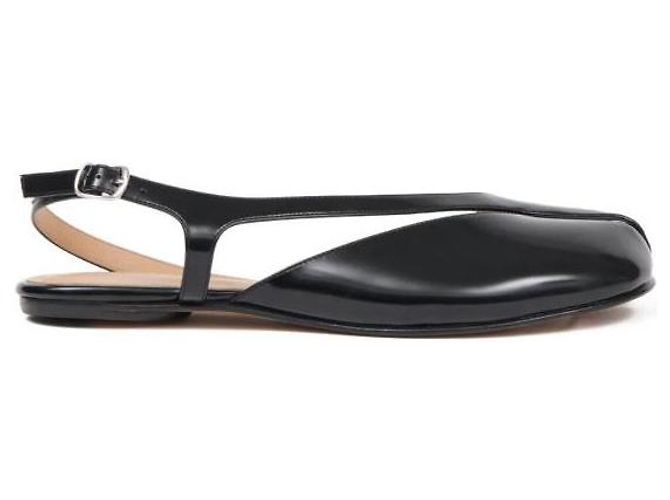 Maison Martin Margiela Sandali slingback Tabi Nero - vista 4