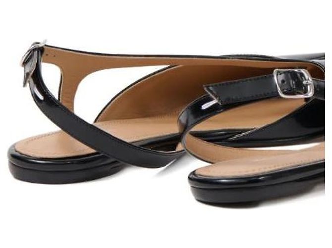 Maison Martin Margiela Sandali slingback Tabi Nero - vista 8
