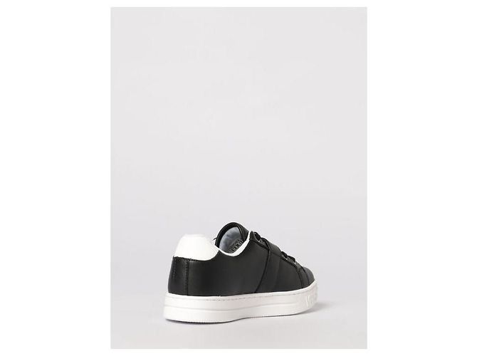 Versace Barock-Schnallen-Sneaker Schwarz - Ansicht 6