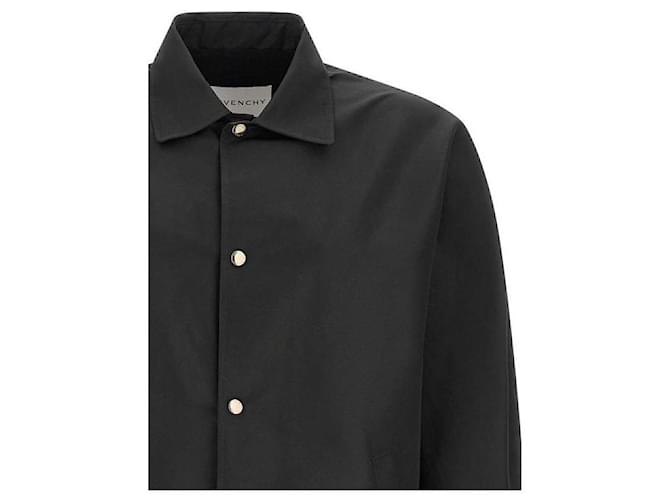 Givenchy Giacca in semi-poliestere con patch Couture Nero - vista 6