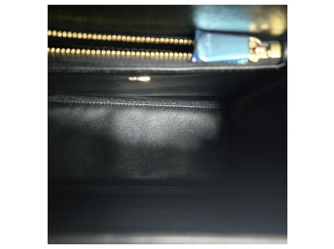 Salvatore Ferragamo Piccola borsa a mano e a tracolla Gancini Boxyz Nero - vista 7