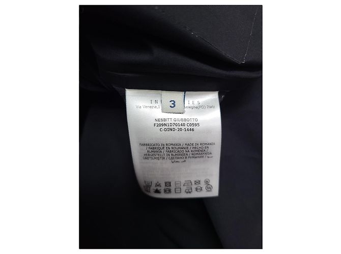 Parka de nylon Nesbit preta Moncler Rick Owens Preto - vista 5