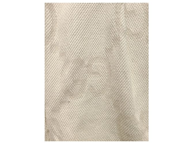 Gucci Pantaloncini in cotone GG Maxi Avorio Bianco - vista 3