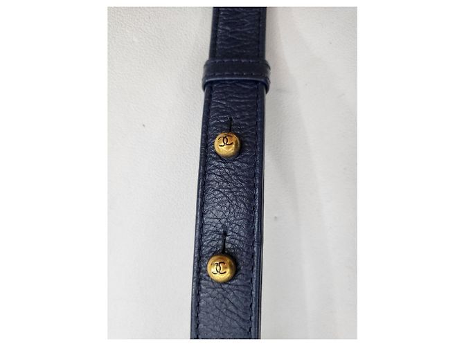 Chanel Boy Bag Vintage Navy Small Shoulder Bag Blu - vista 20