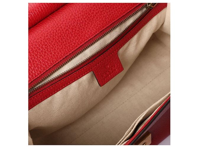 Gucci Borsa a mano e a tracolla GG Marmont Small Rosso - vista 7