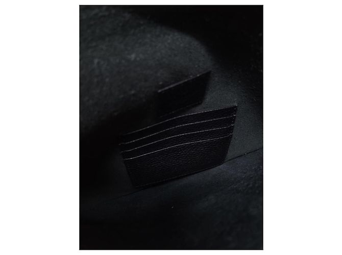 Valentino Clutch a bustina Rockstud in pelle nera Nero - vista 4