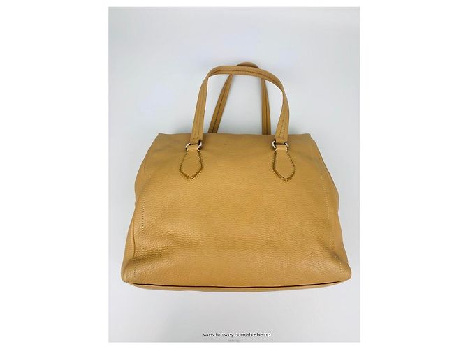 Prada Beige-silberfarbene Schultertasche Braun - Ansicht 2